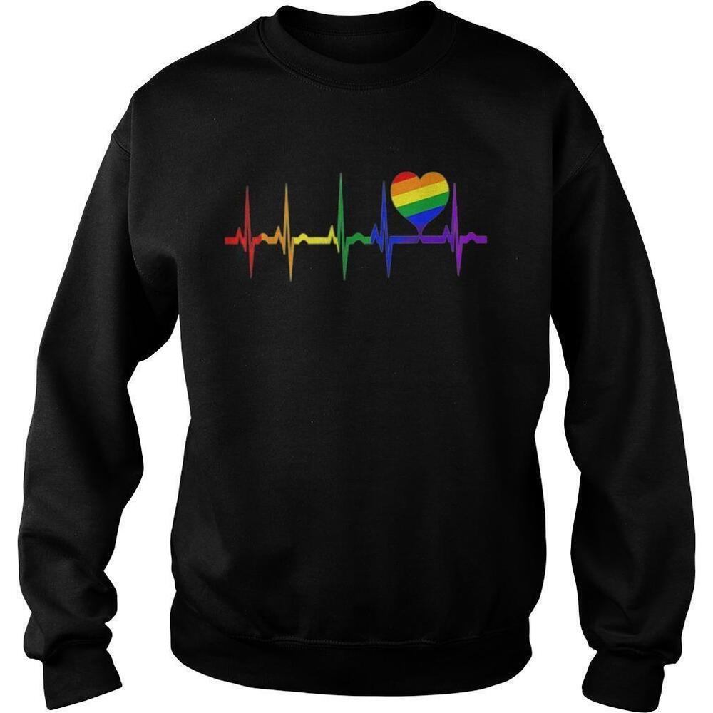 Gay Lgbtq Pride Rainbow Flag Lgbt Gifts Love Is Love Heart Sweatshirt